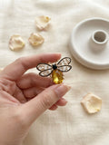 Queen yellow bee pin