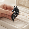Horse brooch