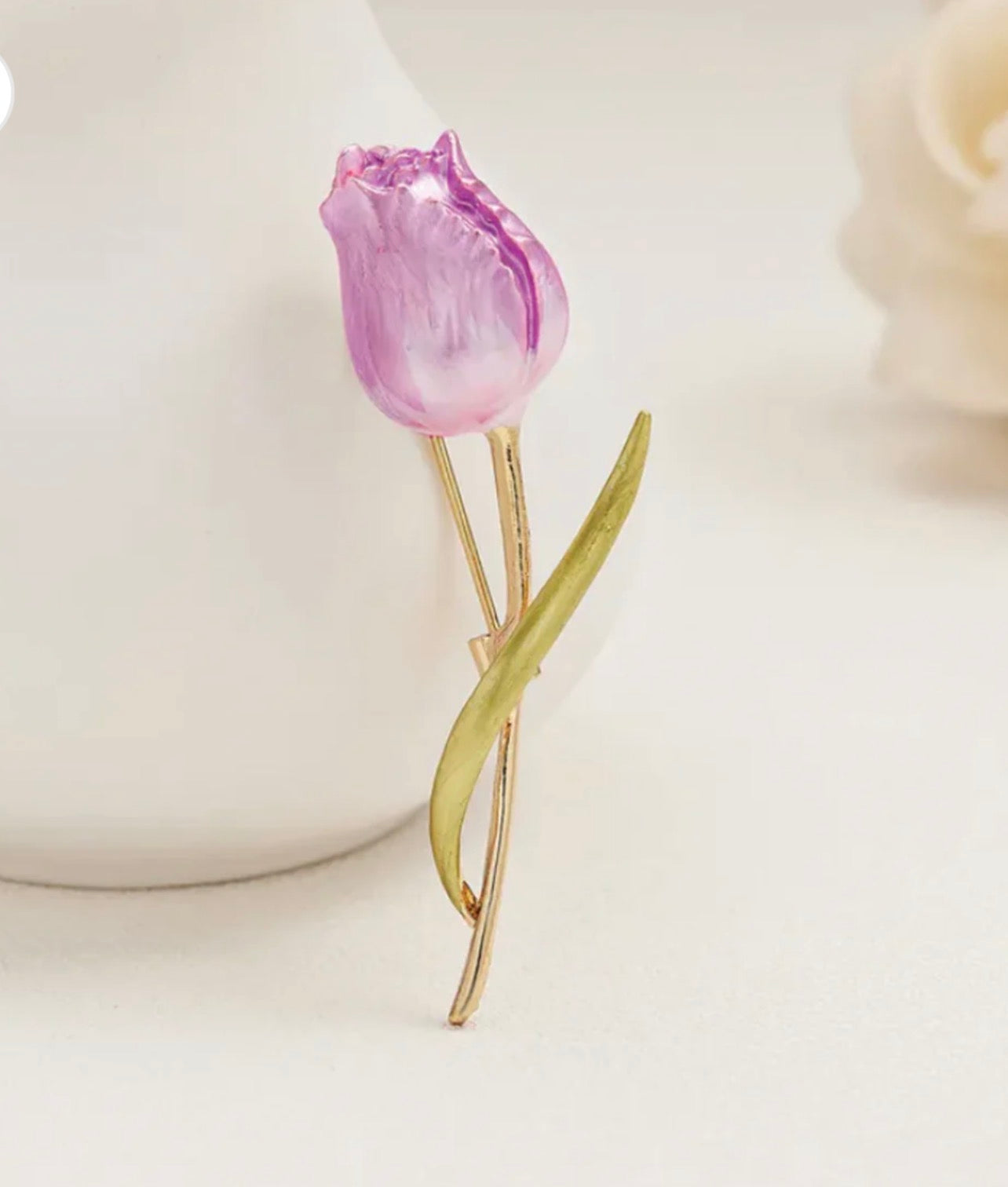 Spring rose Brooch