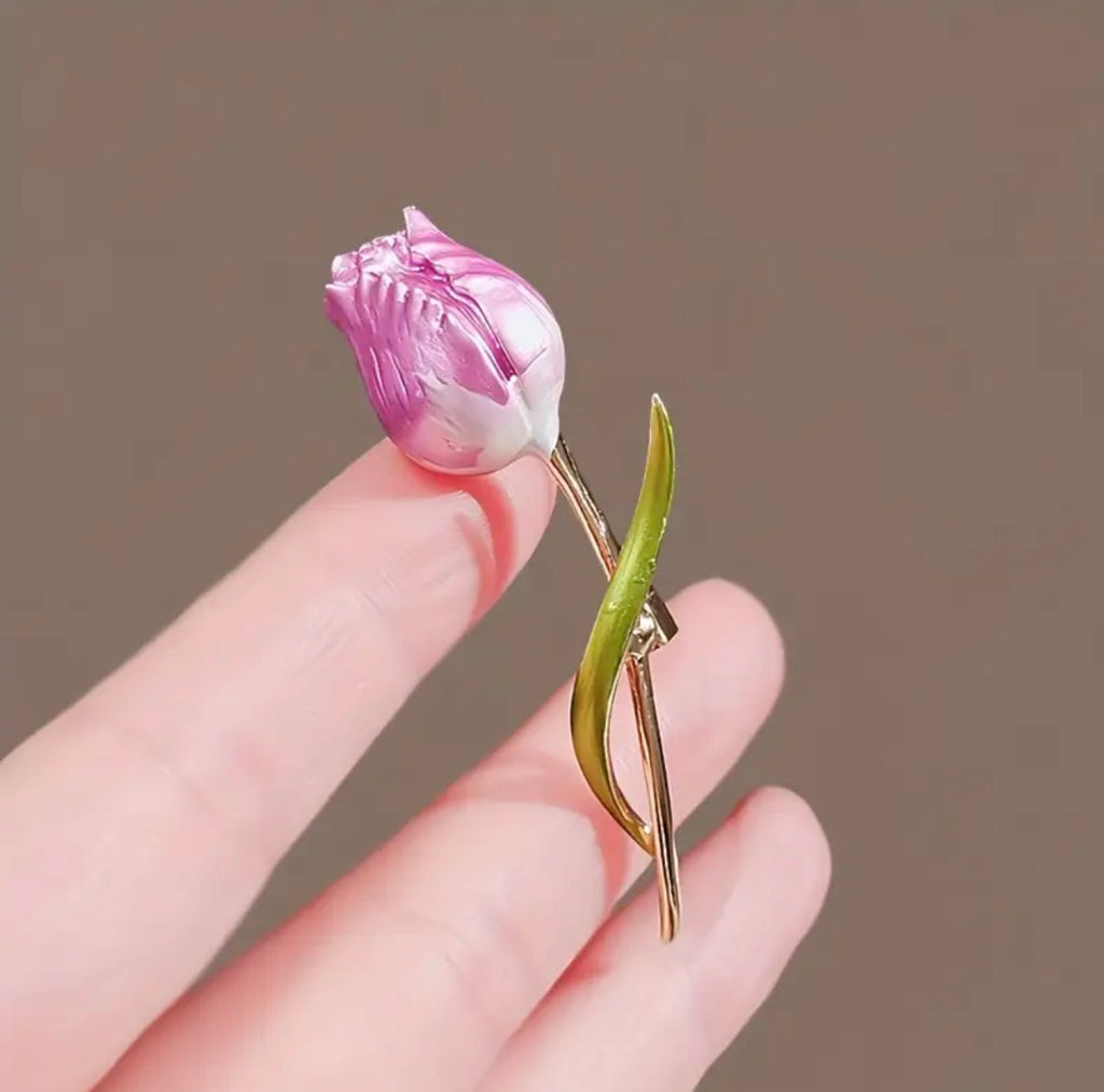 Spring rose Brooch