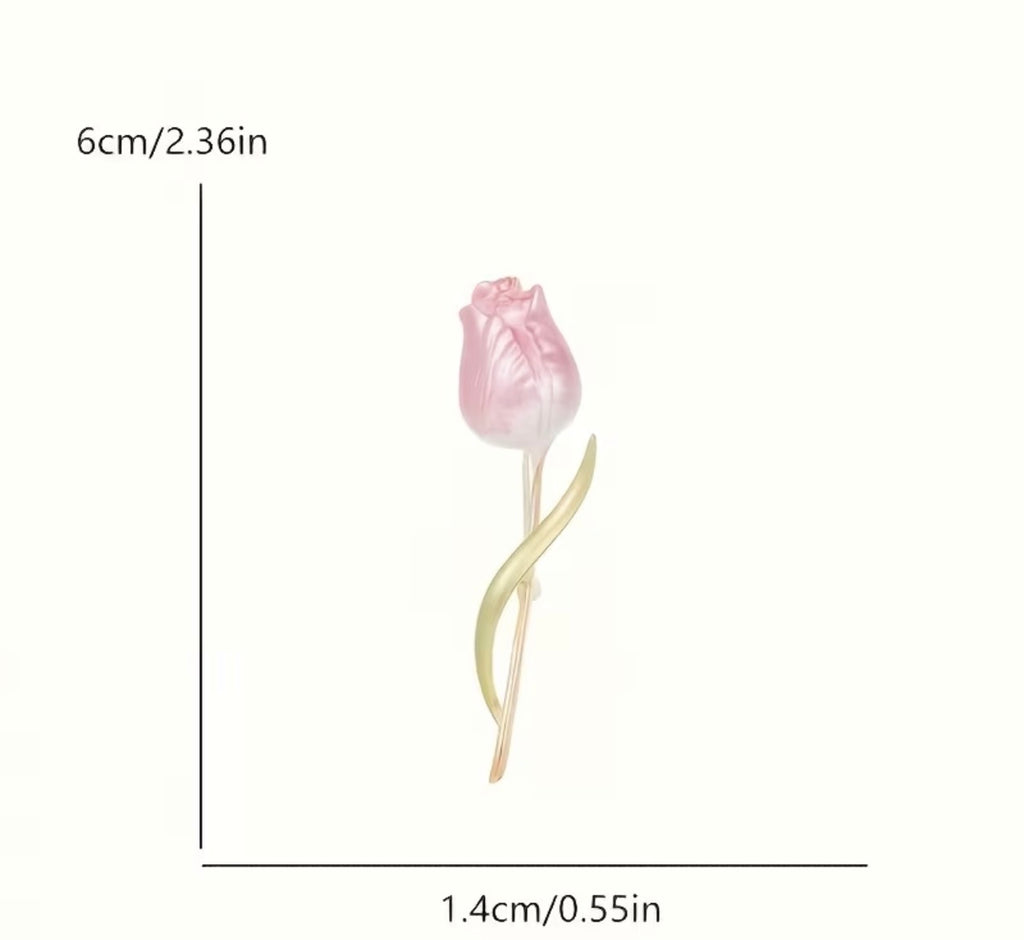 Spring rose Brooch