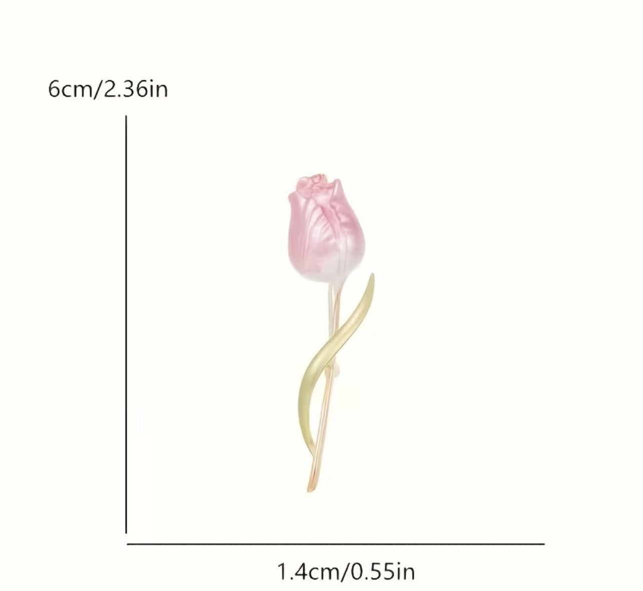 Spring rose Brooch