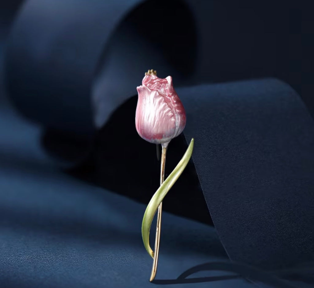 Spring rose Brooch