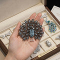 Peacock Brooch pin