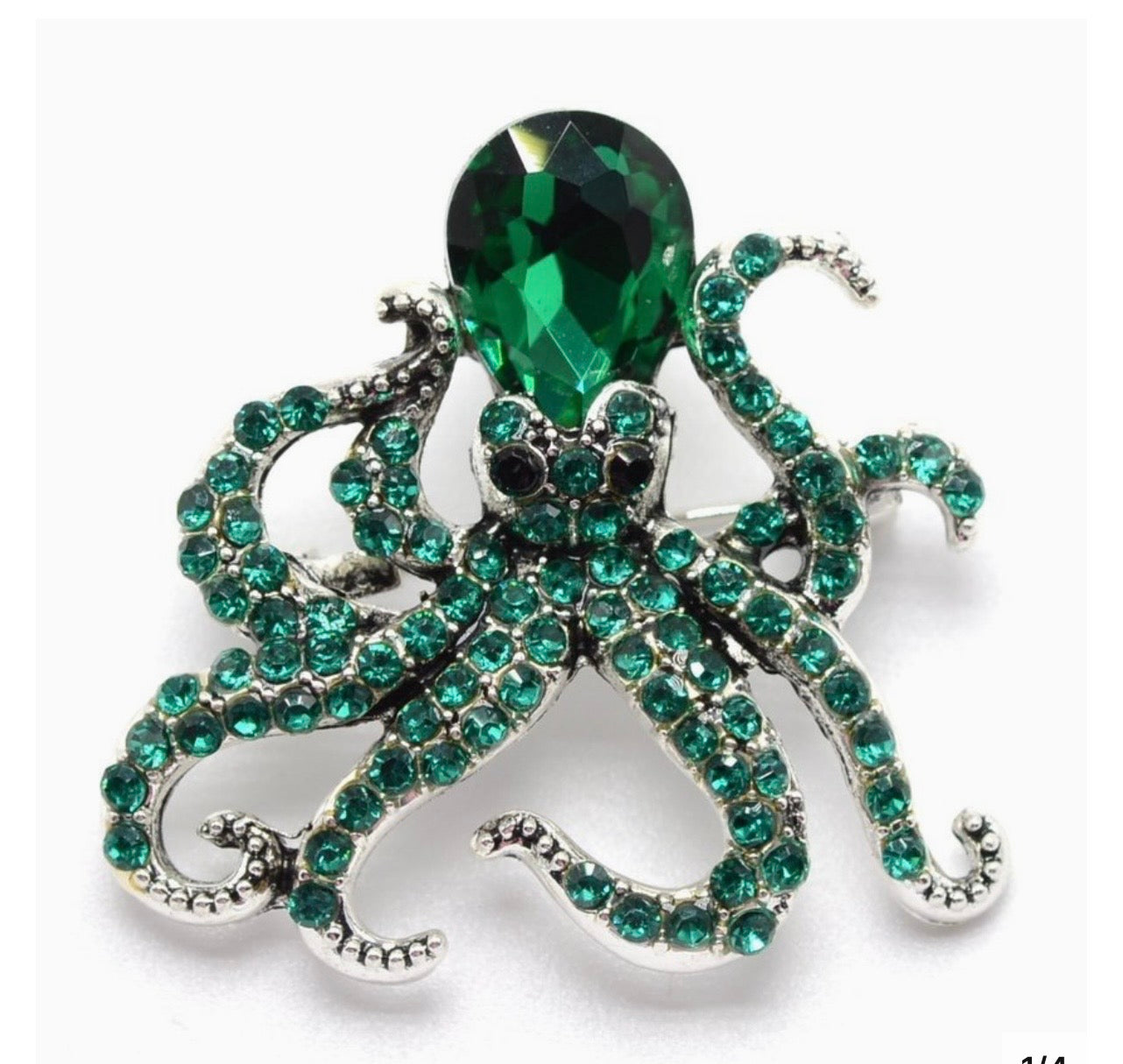 Octopus Brooch