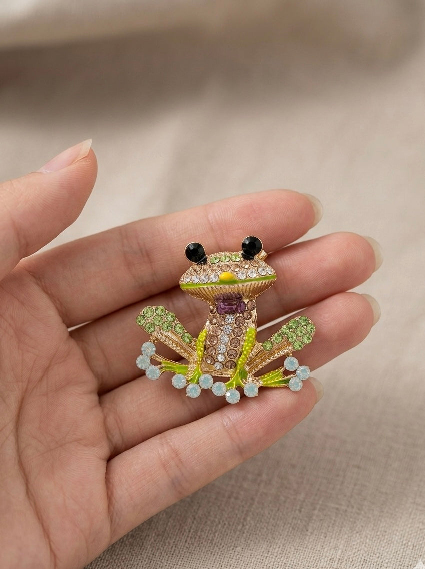 Cute Frog Brooch