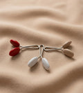 3 colorful clip pins